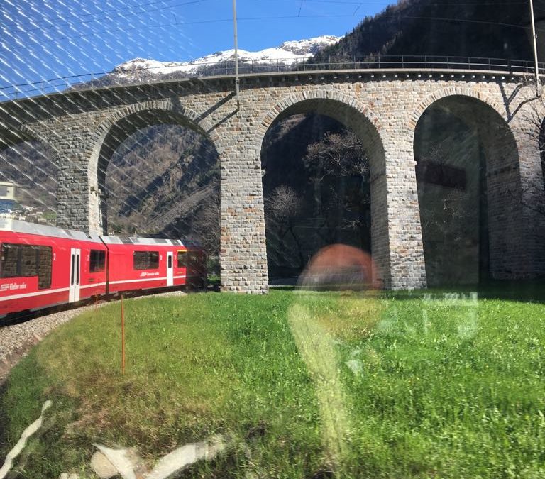 IN GITA SUL TRENINO ROSSO DEL BERNINA 17-18 APRILE 2018